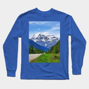 Majestic View - Mount Robson BC Long Sleeve T-Shirt